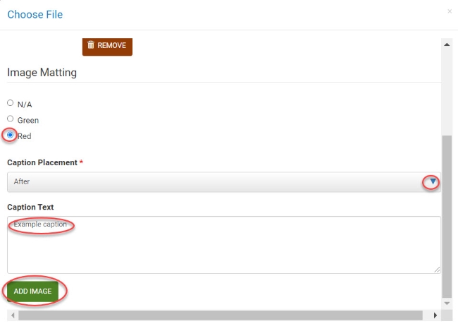 Customize an image in a field guide